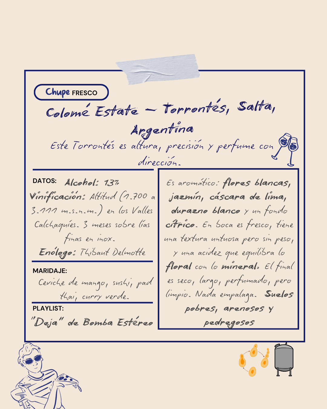 Colome Estate, Torrontés, Salta, Argentina.