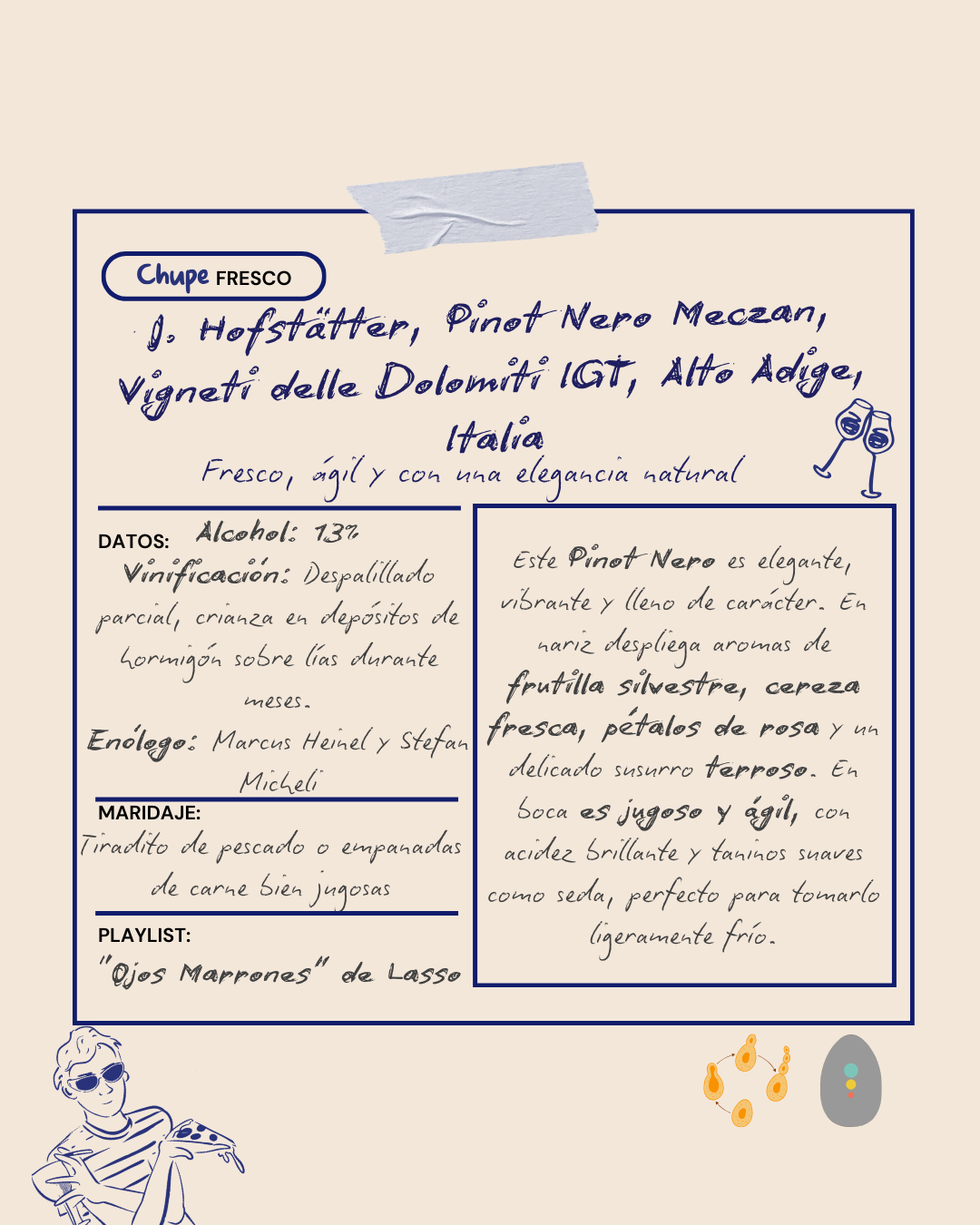J. Hofstätter, Pinot Nero, Mezcan Vigneti delle Dolomiti IGT, Alto Adige, Italia