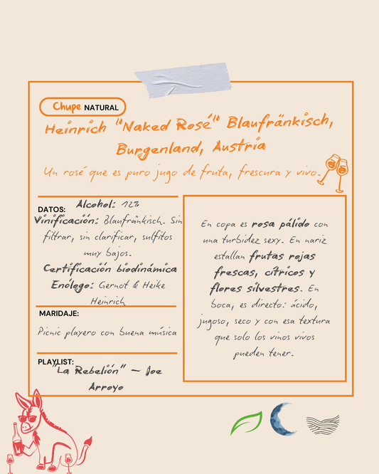 Heinrich "Naked Rosé" Blaufränkisch, Burgenland, Austria