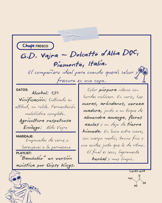 2021 G.D. Vajra, Dolcetto d’Alba, Piamonte, Italia