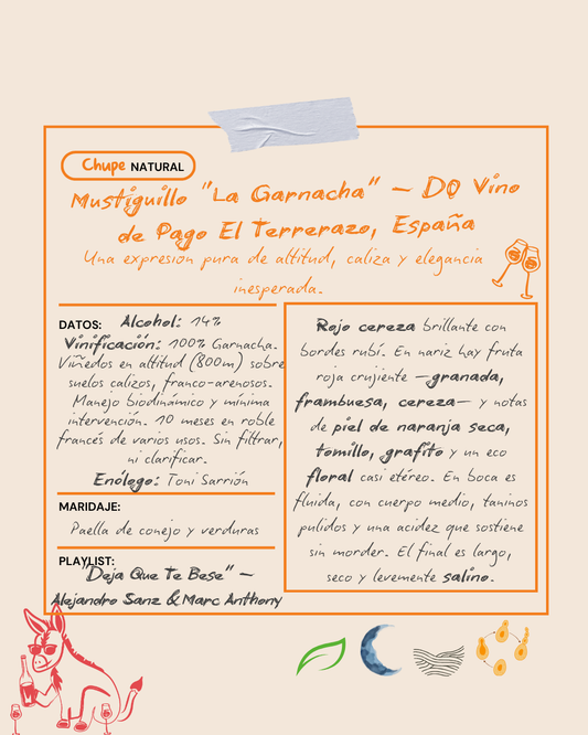 Mustiguillo "La Garnacha",DO Vino de Pago El Terrerazo, España
