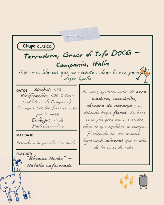 Terredora, Greco di Tufo DOCG, Italia.