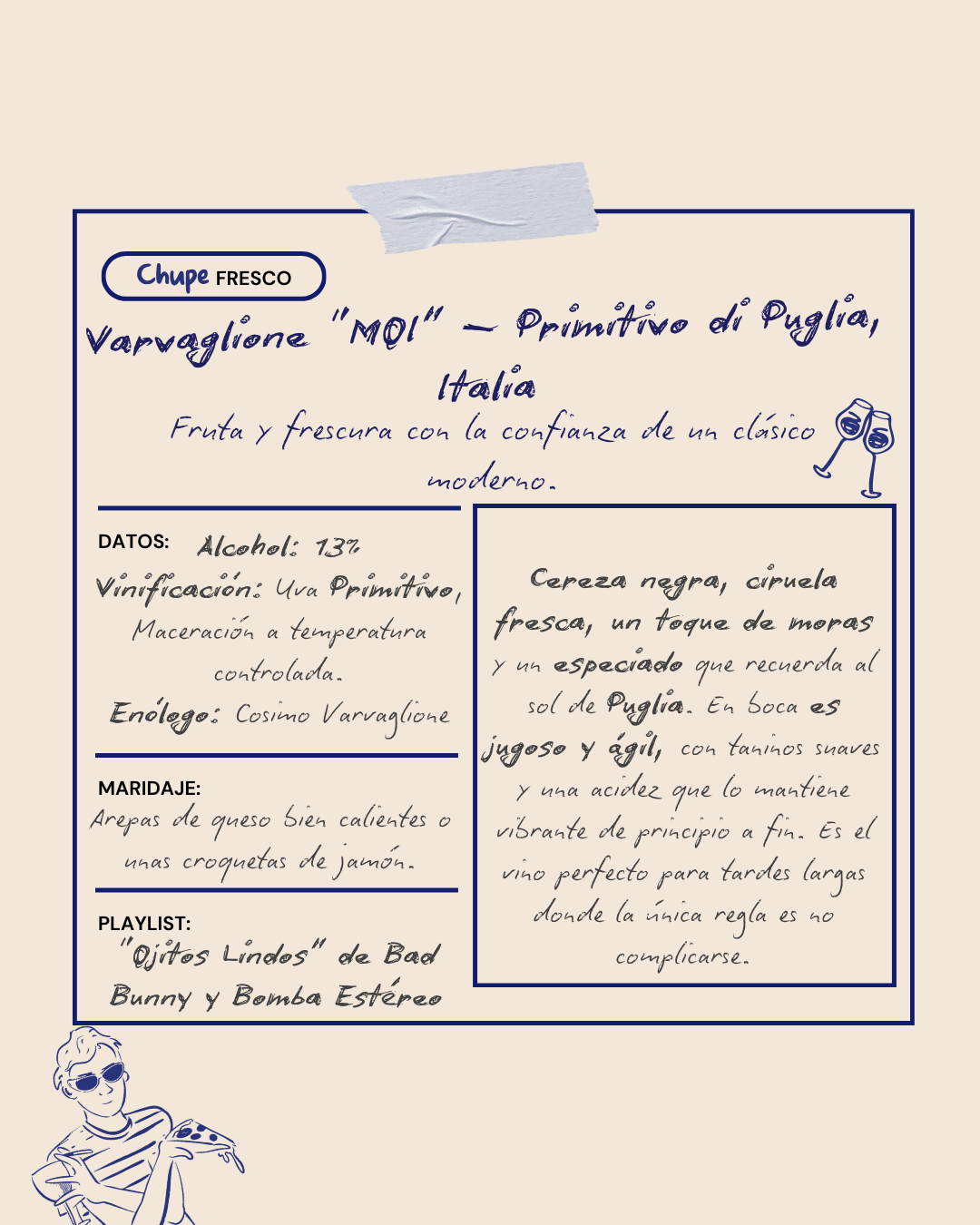 Varvaglione "MOI", Primitivo di Puglia, Italia.